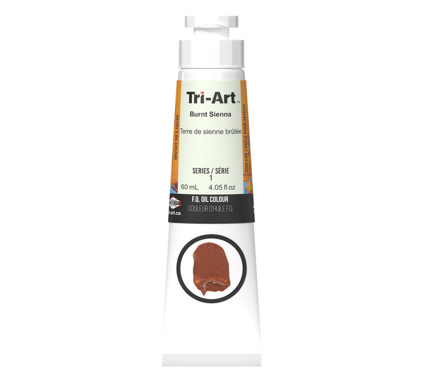 Tri-Art Oil Colours - Burnt Sienna - Art Noise