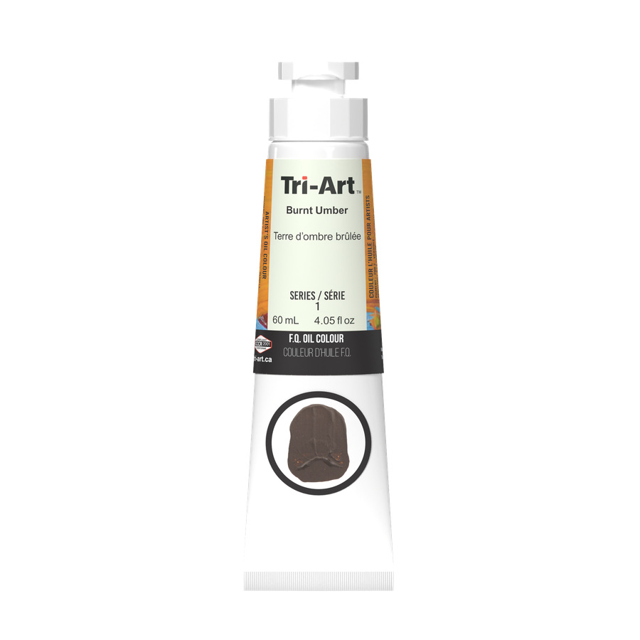 Tri-Art Oil Colours - Burnt Umber - Art Noise