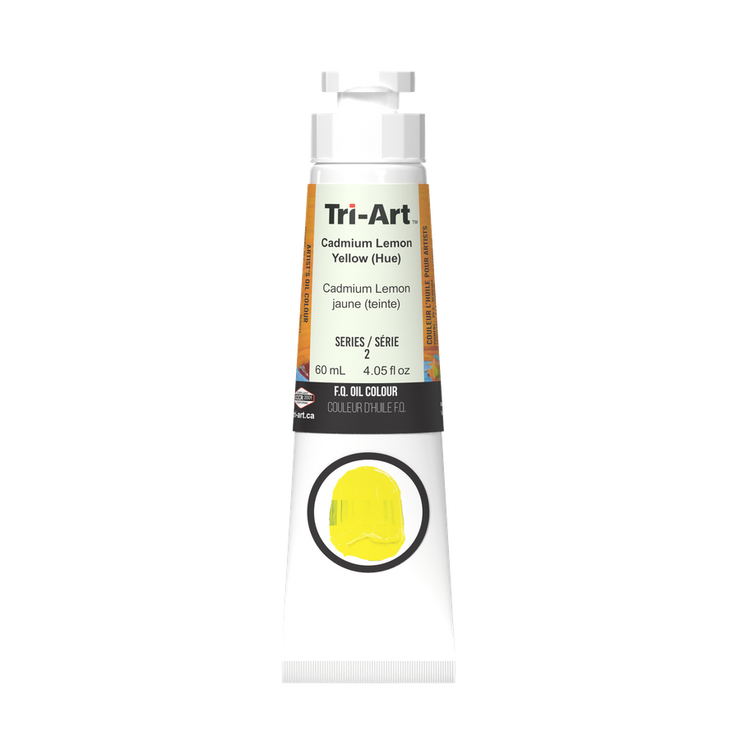 Tri-Art Oil Colours - Cadmium Lemon Yellow Hue - Art Noise