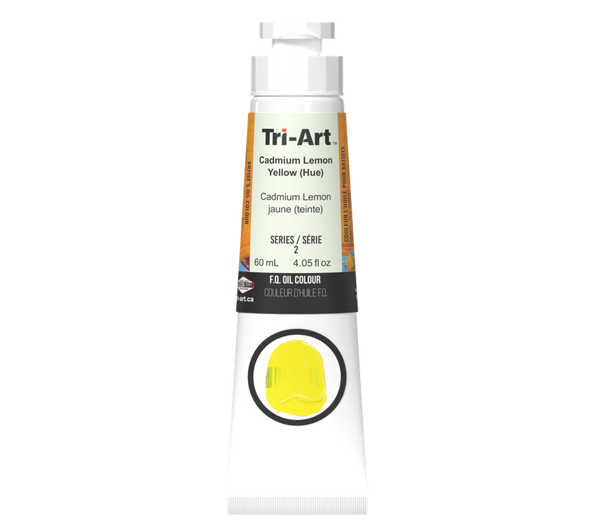 Tri-Art Oil Colours - Cadmium Lemon Yellow Hue - Art Noise
