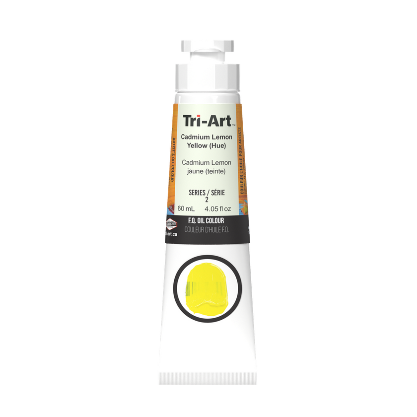 Tri-Art Oil Colours - Cadmium Lemon Yellow Hue - Art Noise