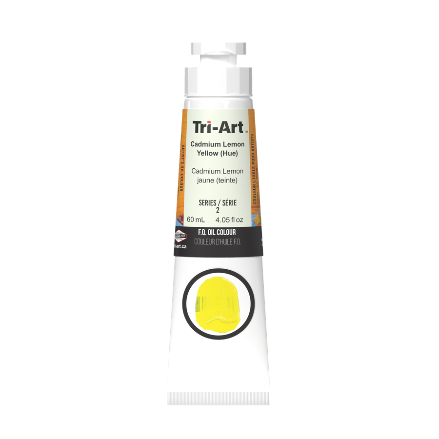 Tri-Art Oil Colours - Cadmium Lemon Yellow Hue - Art Noise