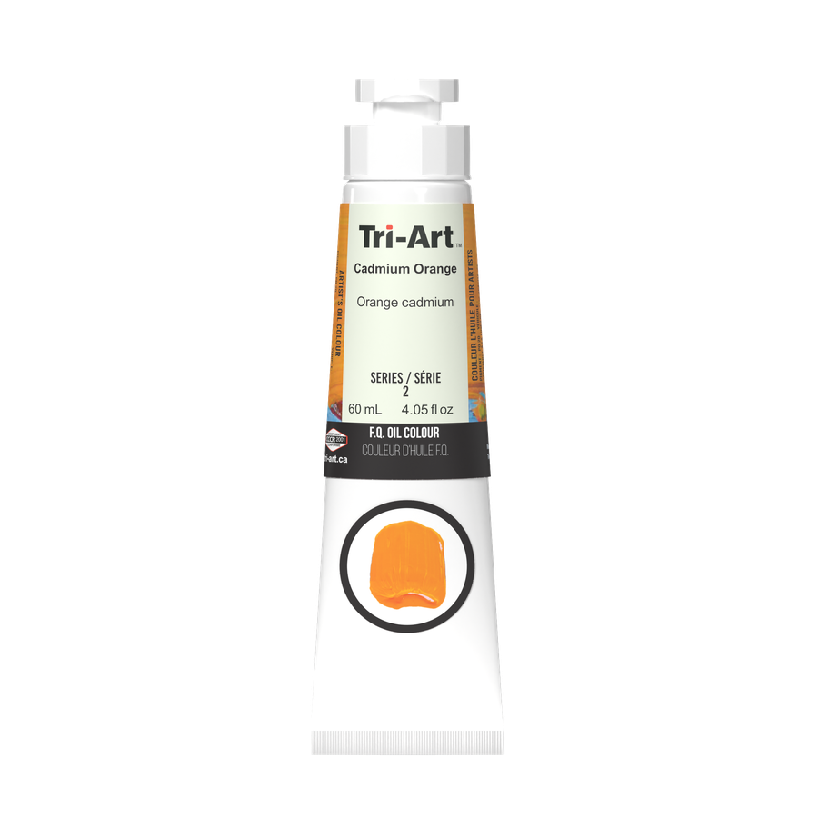 Tri-Art Oil Colours - Cadmium Orange - Art Noise