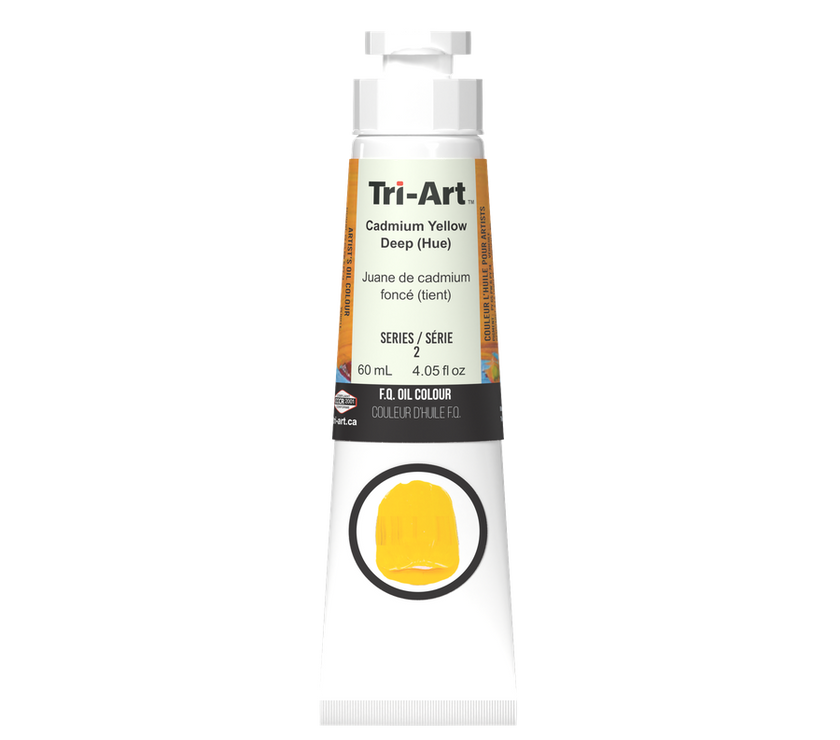 Tri-Art Oil Colours - Cadmium Yellow Deep Hue - Art Noise