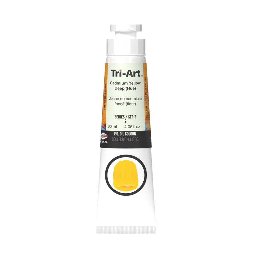 Tri-Art Oil Colours - Cadmium Yellow Deep Hue - Art Noise