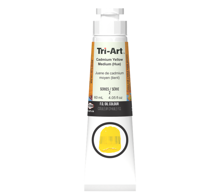 Tri-Art Oil Colours - Cadmium Yellow Medium Hue - Art Noise
