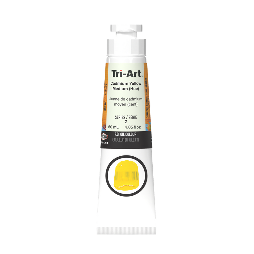 Tri-Art Oil Colours - Cadmium Yellow Medium Hue - Art Noise