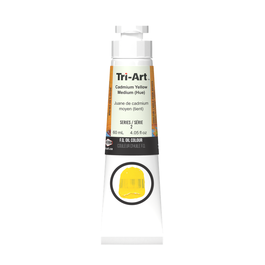 Tri-Art Oil Colours - Cadmium Yellow Medium Hue - Art Noise