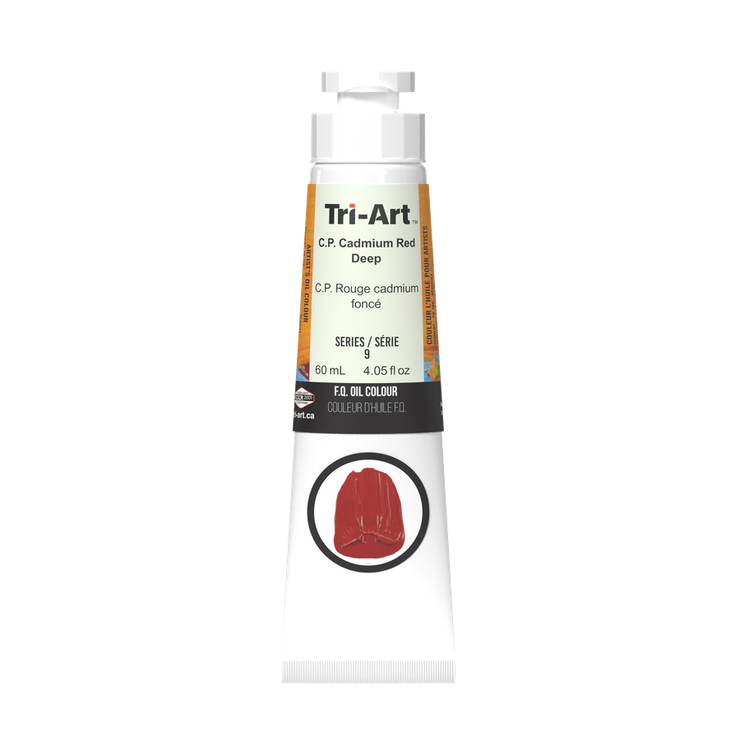 Tri-Art Oil Colours - C.P. Cadmium Red Deep - Art Noise