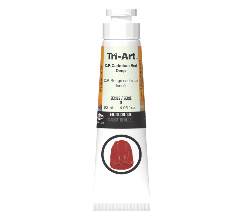 Tri-Art Oil Colours - C.P. Cadmium Red Deep - Art Noise