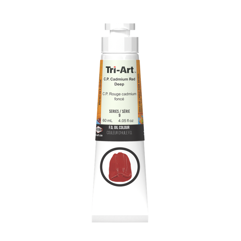 Tri-Art Oil Colours - C.P. Cadmium Red Deep - Art Noise
