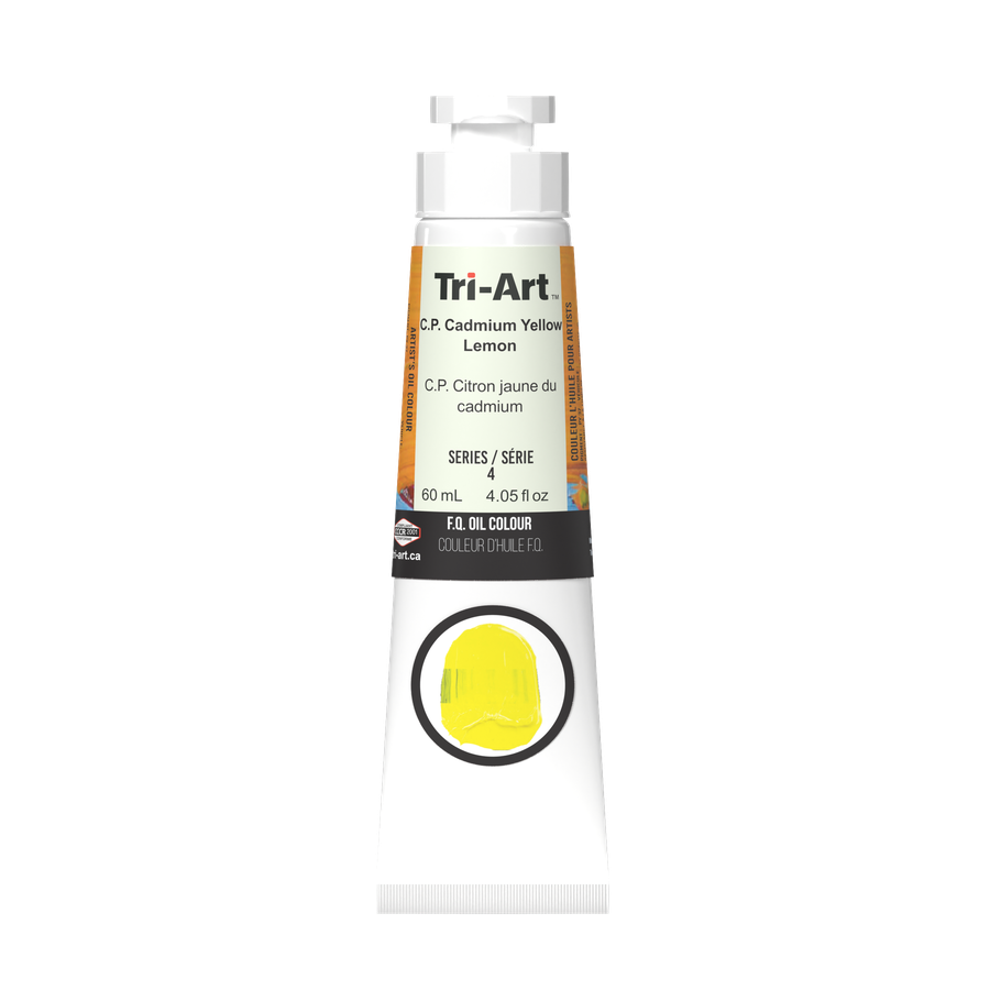 Tri-Art Oil Colours - C.P. Cadmium Yellow Lemon - Art Noise