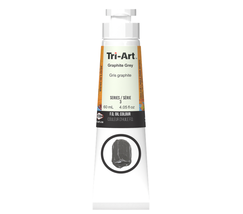 Tri-Art Oil Colours - Graphite Grey - Art Noise
