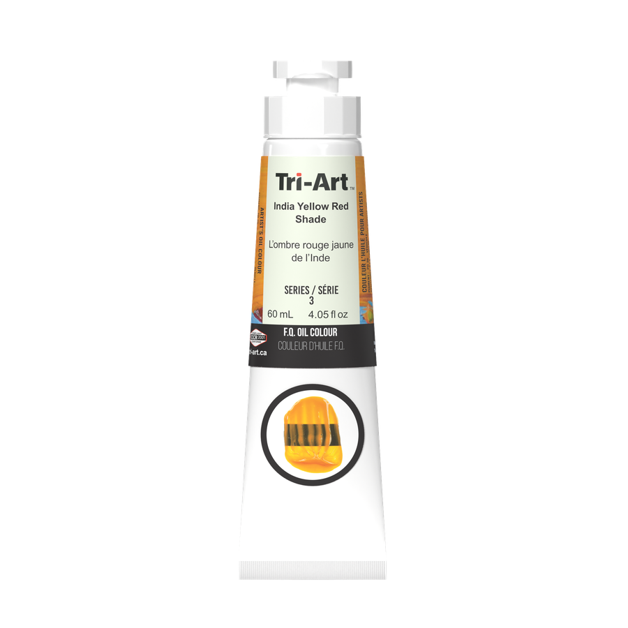 Tri-Art Oil Colours - Indian Yellow Red Shade - Art Noise