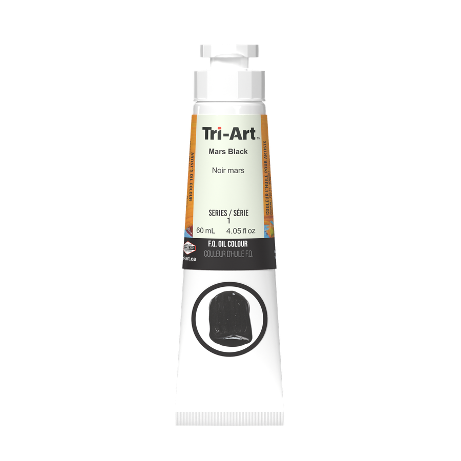 Tri-Art Oil Colours - Mars Black - Art Noise