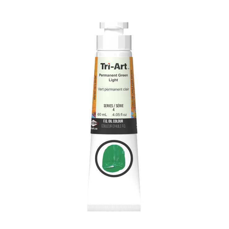 Tri-Art Oil Colours - Permanent Green Light - Art Noise