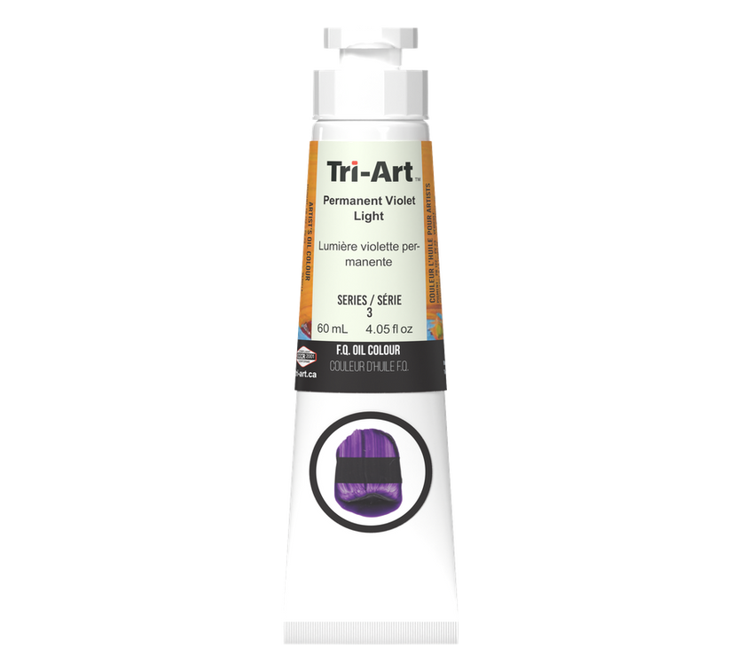Tri-Art Oil Colours - Permanent Violet Light - Art Noise