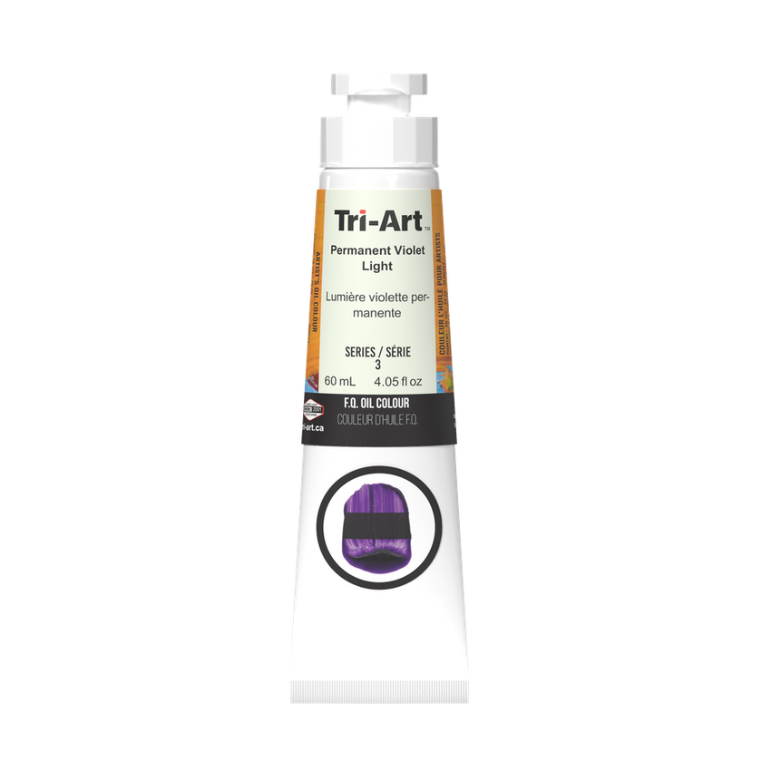 Tri-Art Oil Colours - Permanent Violet Light - Art Noise