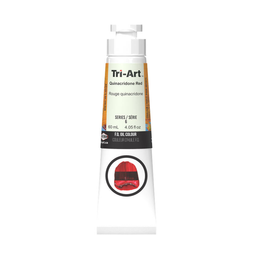 Tri-Art Oil Colours - Quinacridone Red - Art Noise