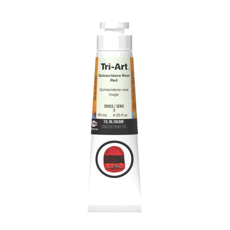 Tri-Art Oil Colours - Quinacridone Rose Red - Art Noise