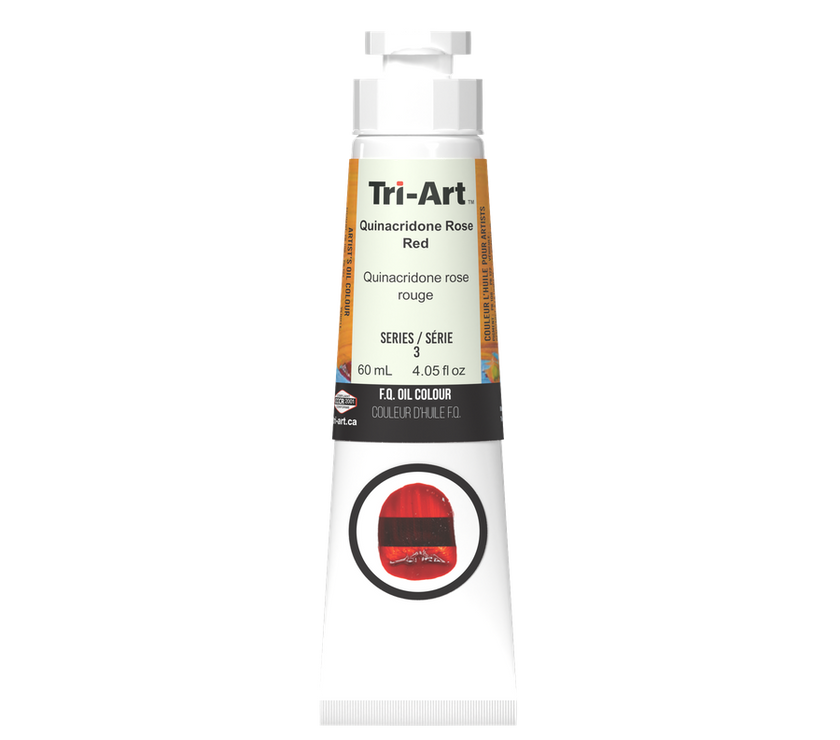 Tri-Art Oil Colours - Quinacridone Rose Red - Art Noise