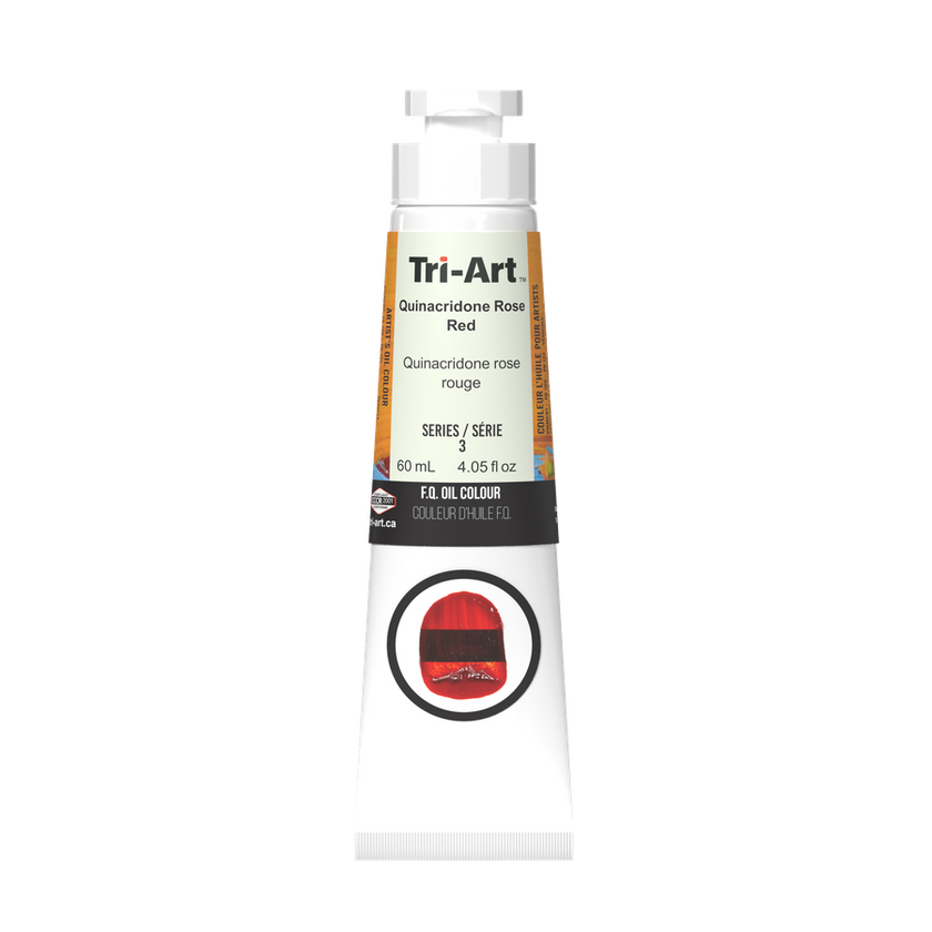 Tri-Art Oil Colours - Quinacridone Rose Red - Art Noise