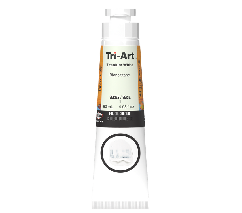 Tri-Art Oil Colours - Titanium White - Art Noise