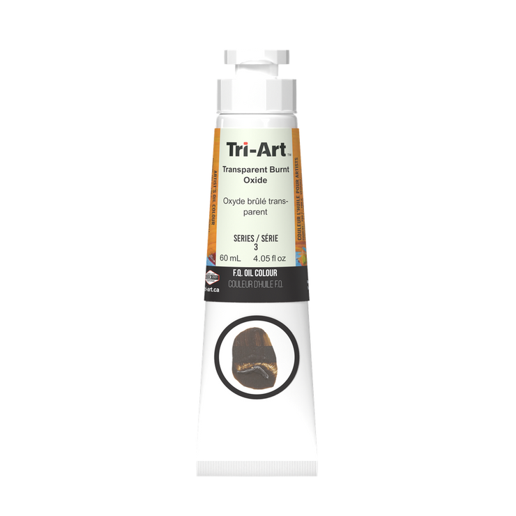 Tri-Art Oil Colours - Transparent Burnt Oxide - Art Noise