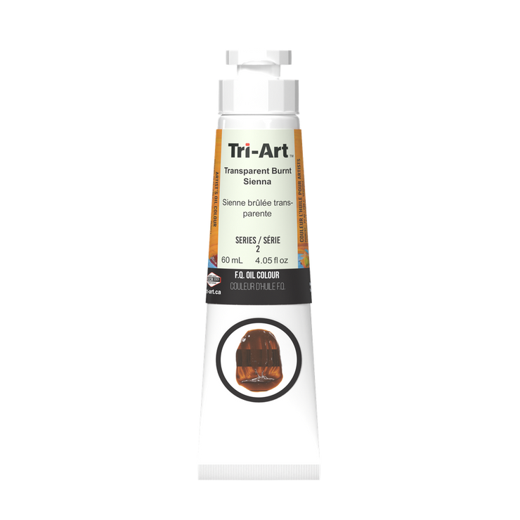 Tri-Art Oil Colours - Transparent Burnt Sienna - Art Noise