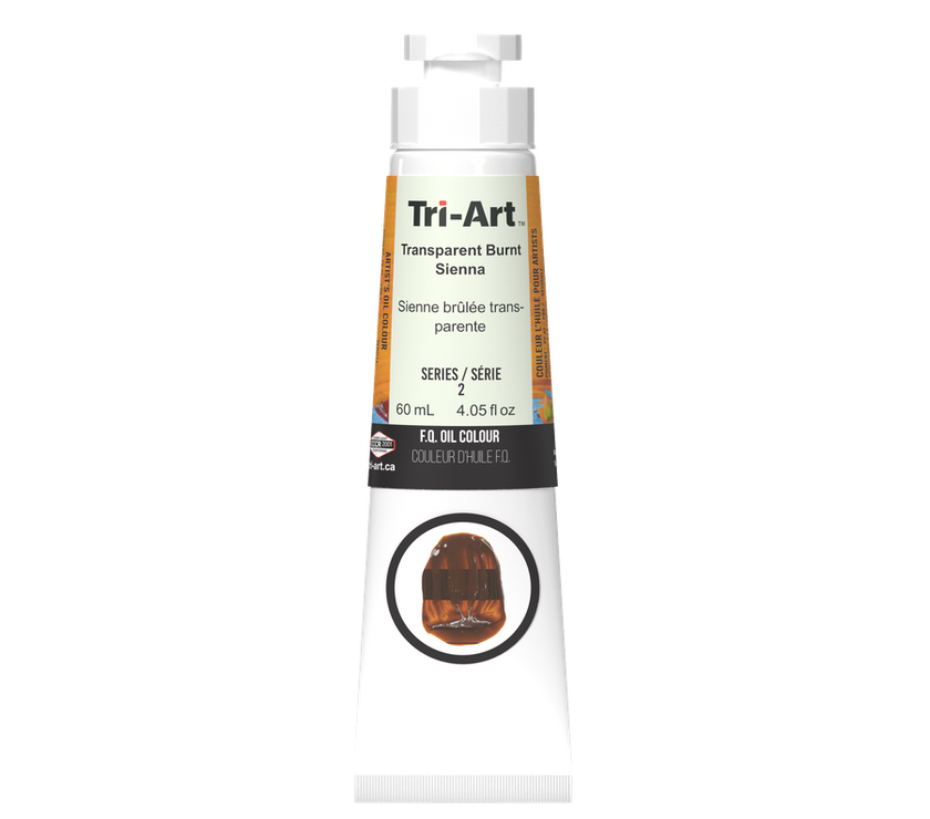 Tri-Art Oil Colours - Transparent Burnt Sienna - Art Noise