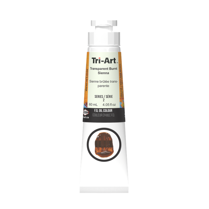 Tri-Art Oil Colours - Transparent Burnt Sienna - Art Noise