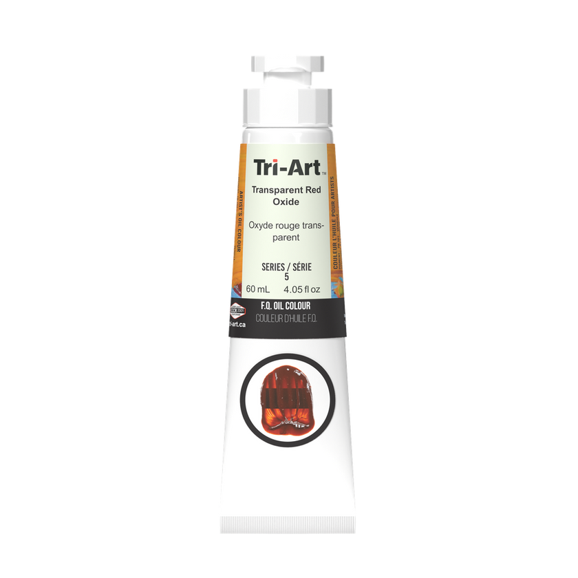 Tri-Art Oil Colours - Transparent Red Oxide - Art Noise