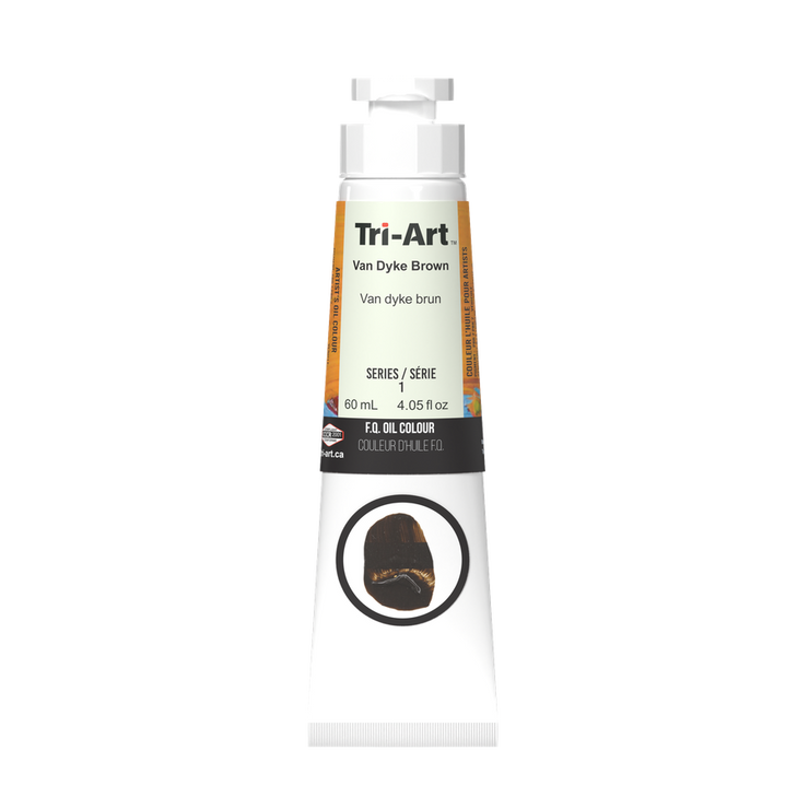 Tri-Art Oil Colours - Van Dyke Brown - Art Noise