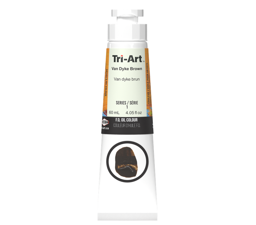 Tri-Art Oil Colours - Van Dyke Brown - Art Noise