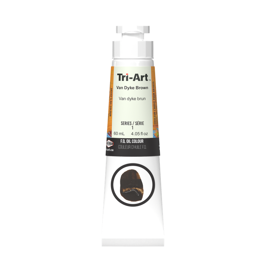 Tri-Art Oil Colours - Van Dyke Brown - Art Noise