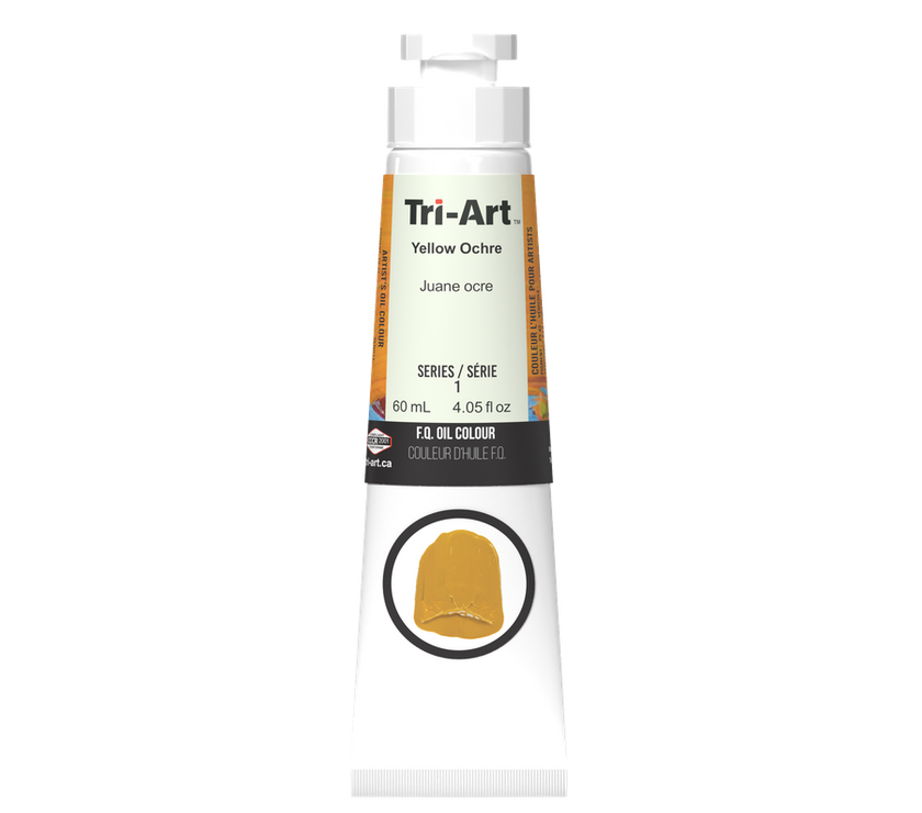 Tri-Art Oil Colours - Yellow Ochre - Art Noise