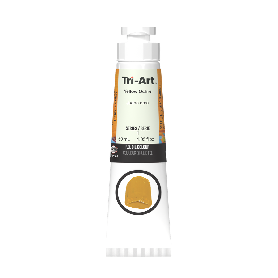 Tri-Art Oil Colours - Yellow Ochre - Art Noise