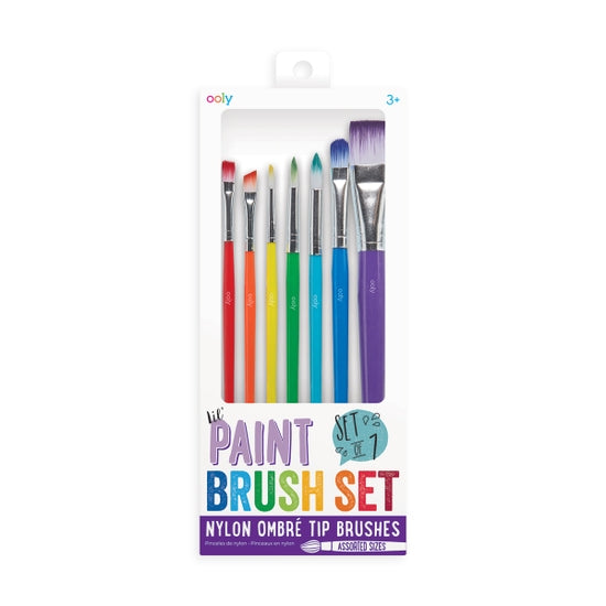 OOLY - Lil' Paint Brush Set of 7 - Art Noise