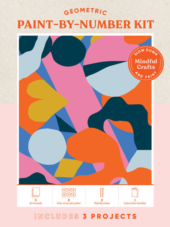 Geometric - Paint-By-Number Kit - Art Noise