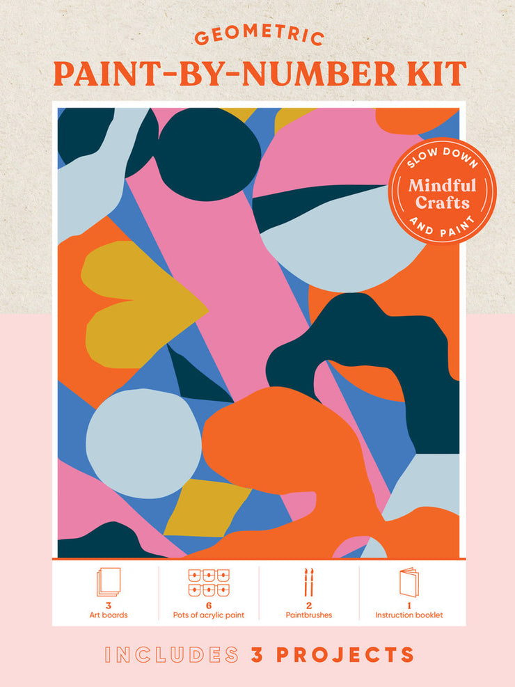 Geometric - Paint-By-Number Kit - Art Noise