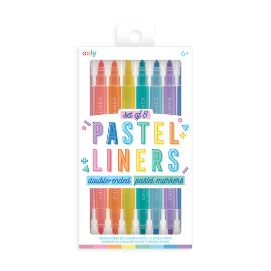 OOLY - Pastel Liner Double Ended Markers - Art Noise