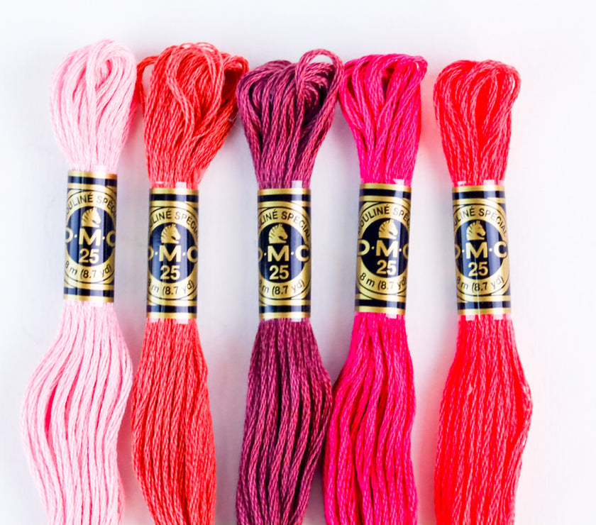 DMC Cotton Embroidery Floss - Warm Pink - Art Noise