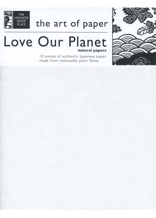 Japanese Paper - Love our planet - Mixed Assortment - Pack of 10 8.5x11" sheets