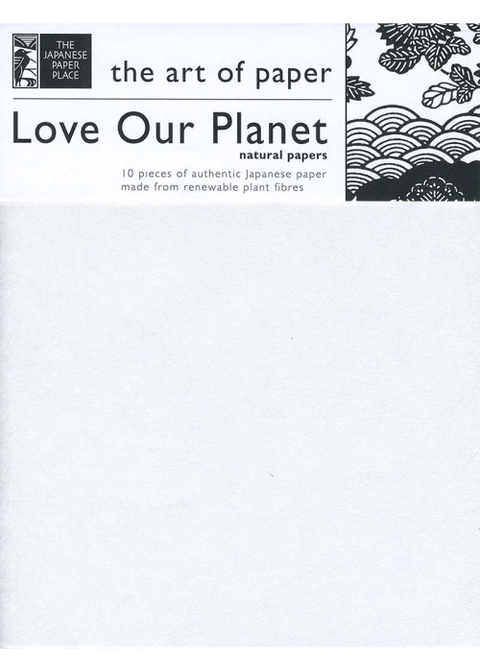 Japanese Paper - Love our planet - Mixed Assortment - Pack of 10 8.5x11" sheets - Art Noise