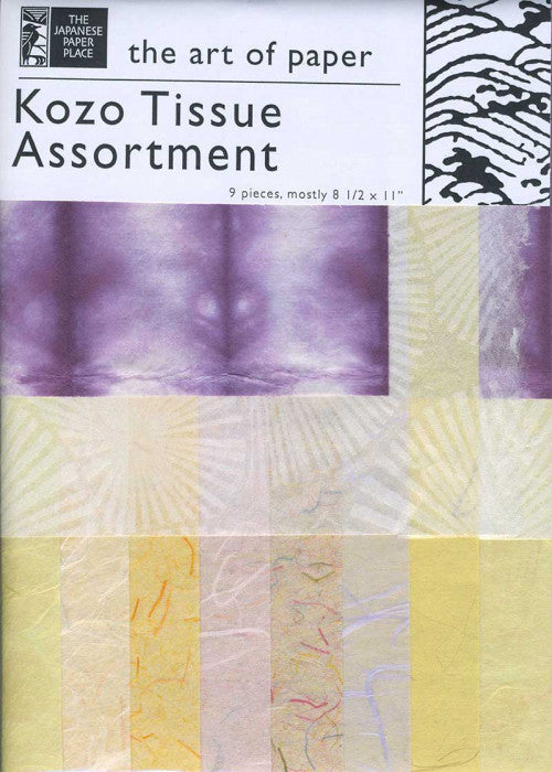 Japanese Paper - Potluck - Kozo Tissue Assortment, Assorted Colours - 6x8.5" (4548012114007)