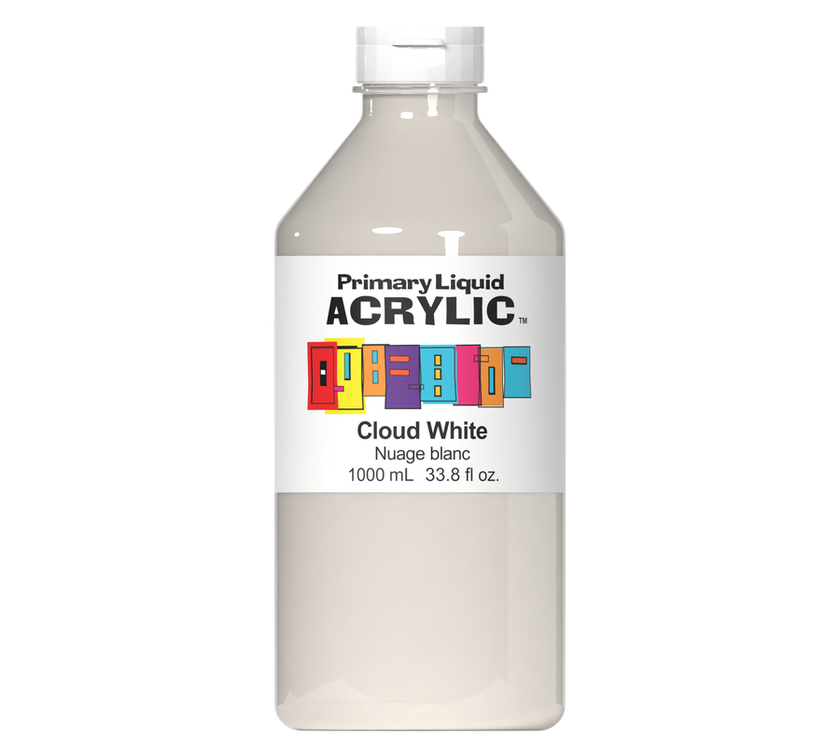 Primary Liquid Acrylic - Cloud White - Art Noise