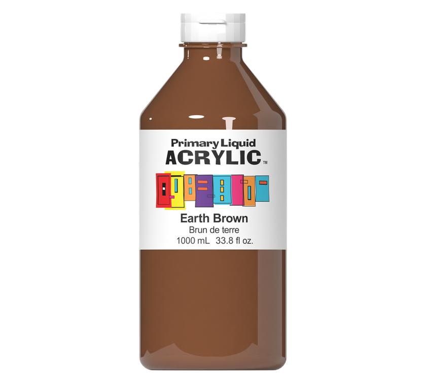Primary Liquid Acrylic - Earth Brown - Art Noise