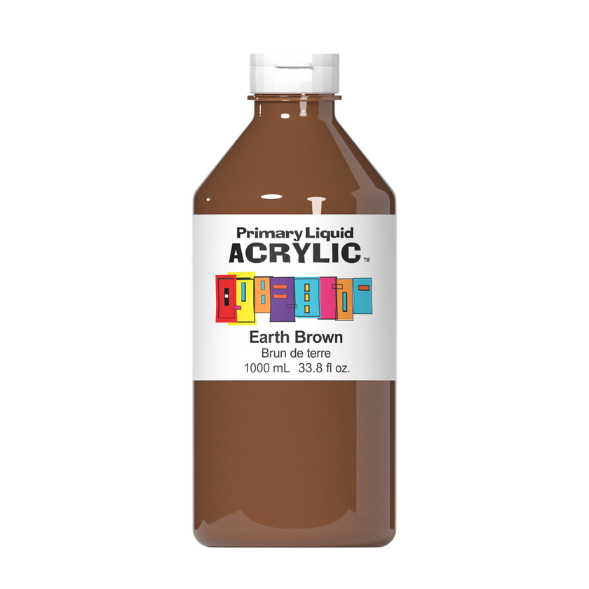 Primary Liquid Acrylic - Earth Brown - Art Noise