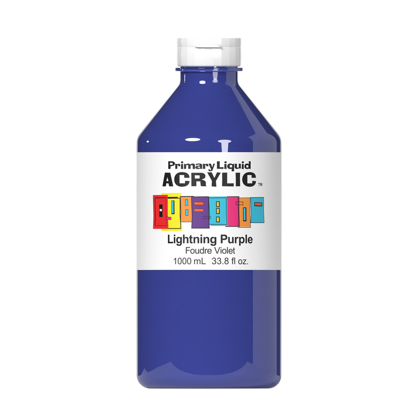 Primary Liquid Acrylic - Lightning Purple - Art Noise