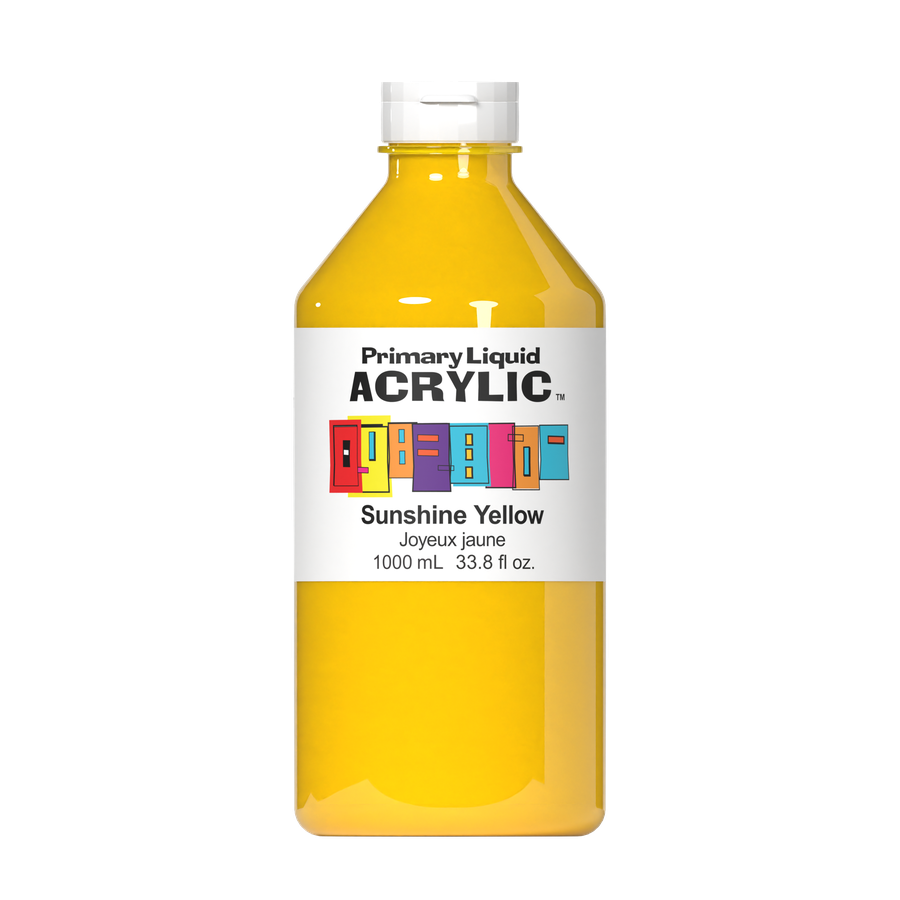 Primary Liquid Acrylic - Sunshine Yellow - Art Noise